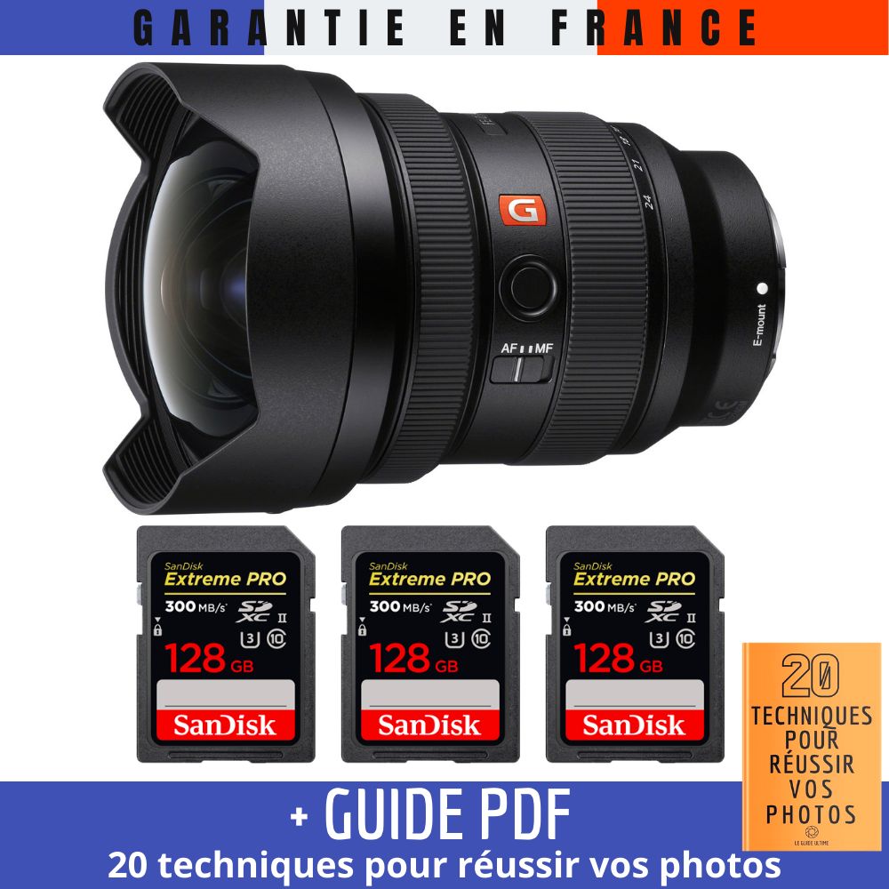 Sony FE 70 200mm f4 G OSS + 3 SanDisk UHS II 300 MB/ + Guide PDF 20 TECHNIQUES POUR RÉUSSIR VOS PHOTOS
