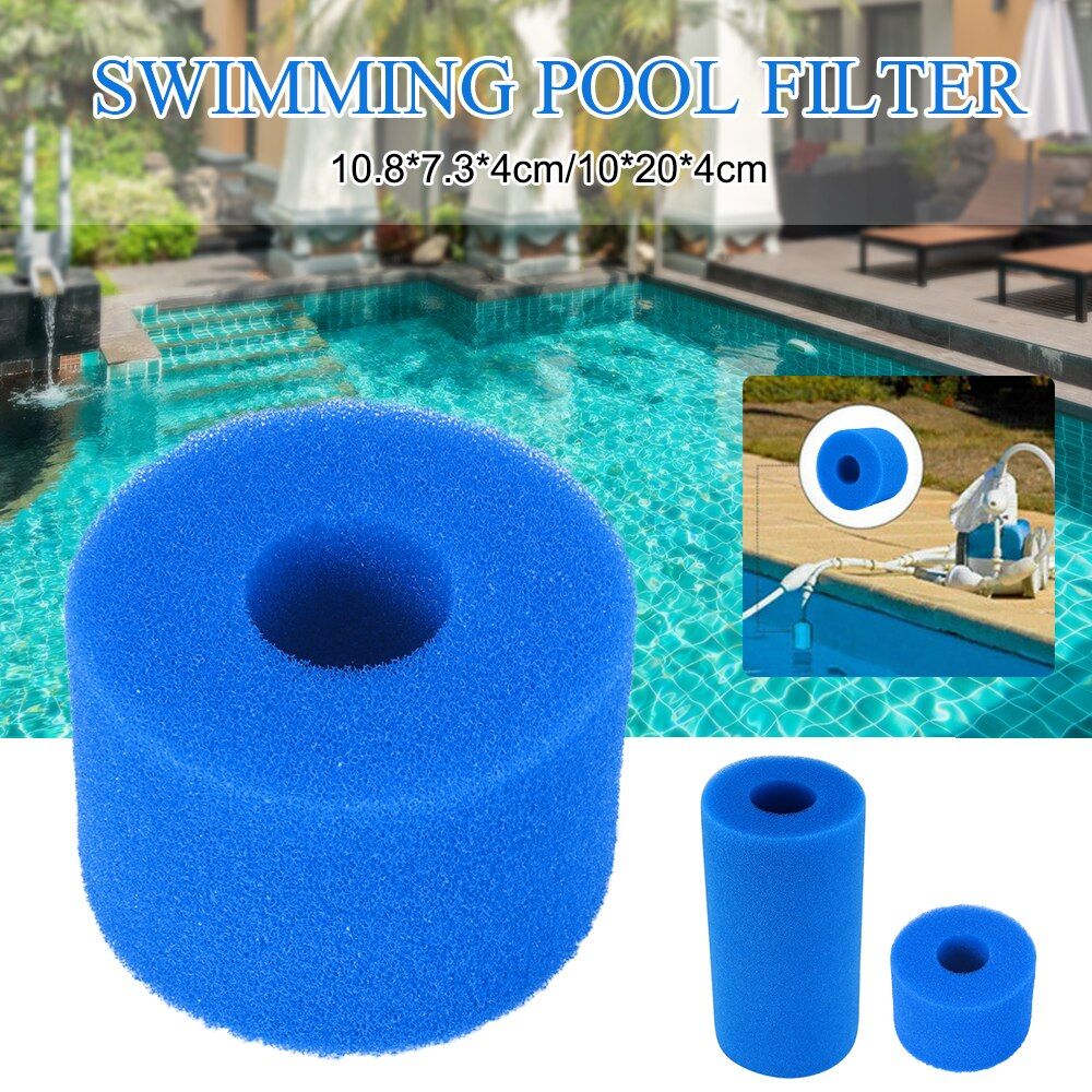 7.3cm - Filtre de piscine extérieur réutilisable, coussin éponge lavable, cartouche de mousse filtrante, bassin en mousse pour Intex S1 Type SPA