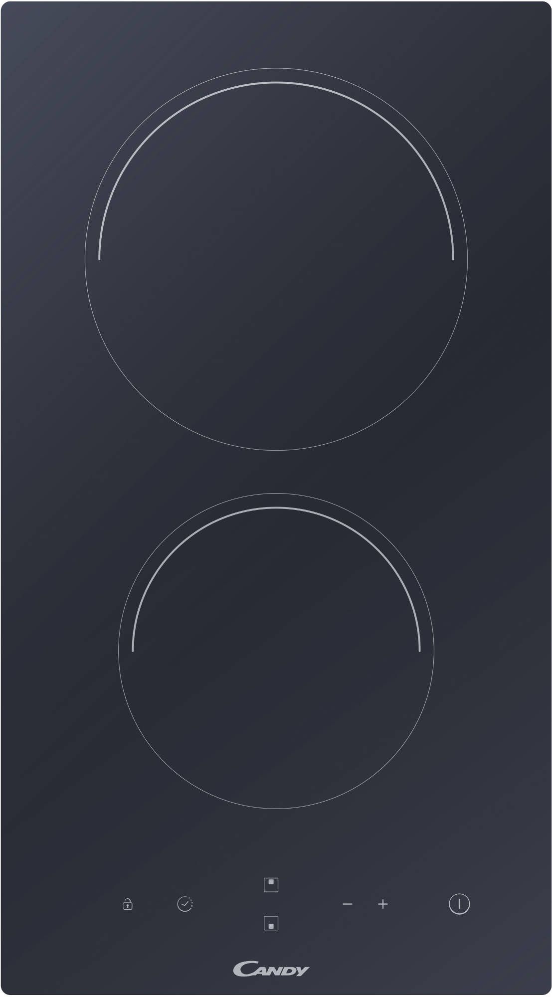 CANDY domino vitrocéramique 2 zones CDH30 - vue 3