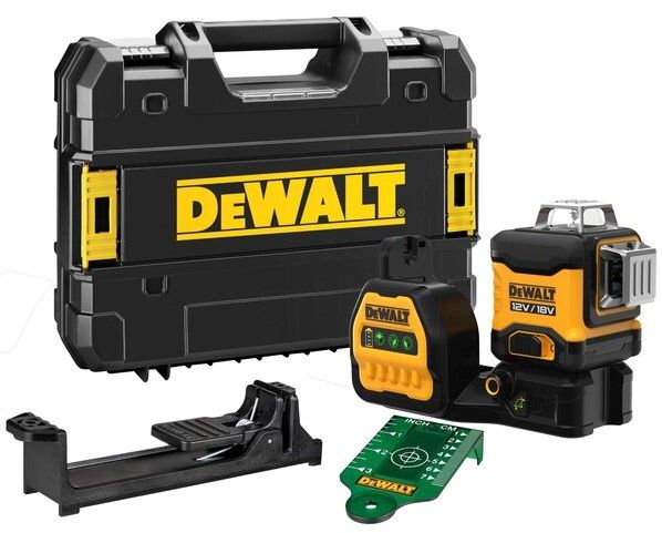 Niveau laser lignes 3 x 360° XR 12V / 18V DEWALT dans coffret TSTAK DCE089NG18 XJ
