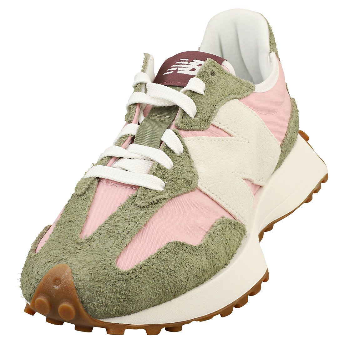 new-balance-327-pour-femmes-baskets-en-textile-et-suede-olivine-rakuten-0197375469072