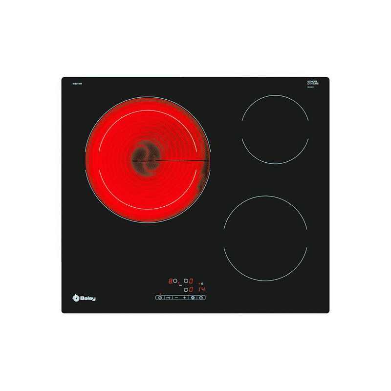 Plaques vitro céramiques Balay 3EB715ER 3F 60cm