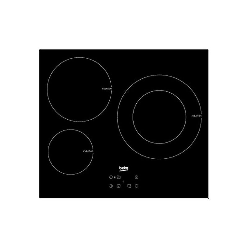 Plaque à Induction BEKO HII63402MT 3 Zones de cuisson - vue 2