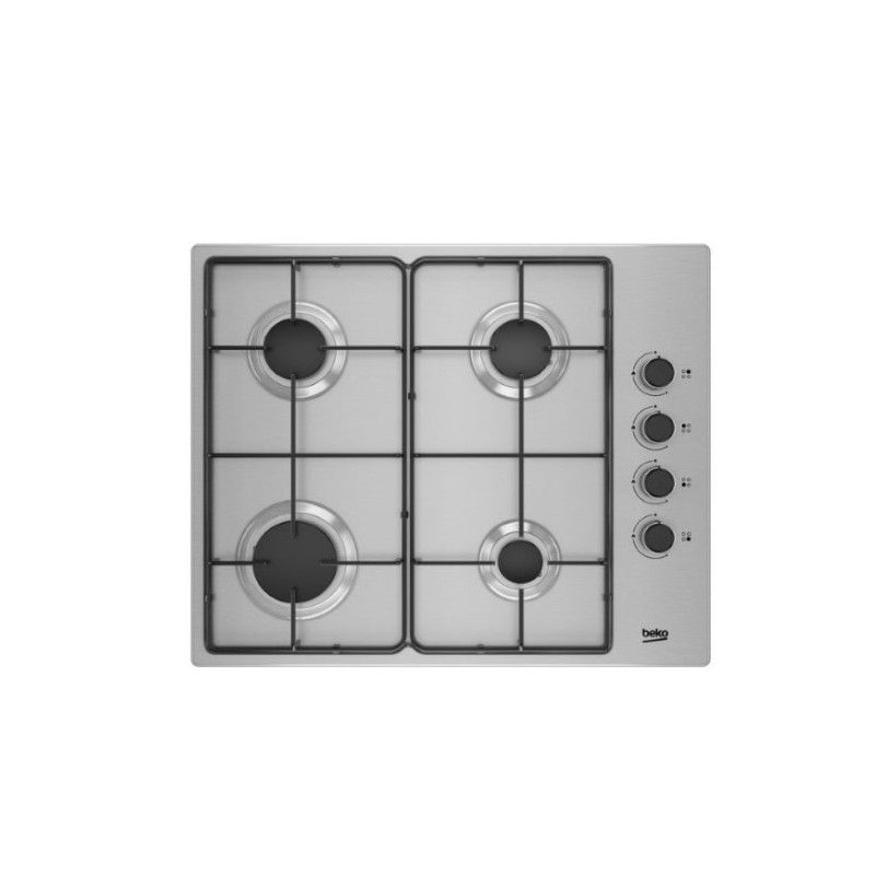 Plaque au gaz BEKO HIGG64103SX 60 cm
