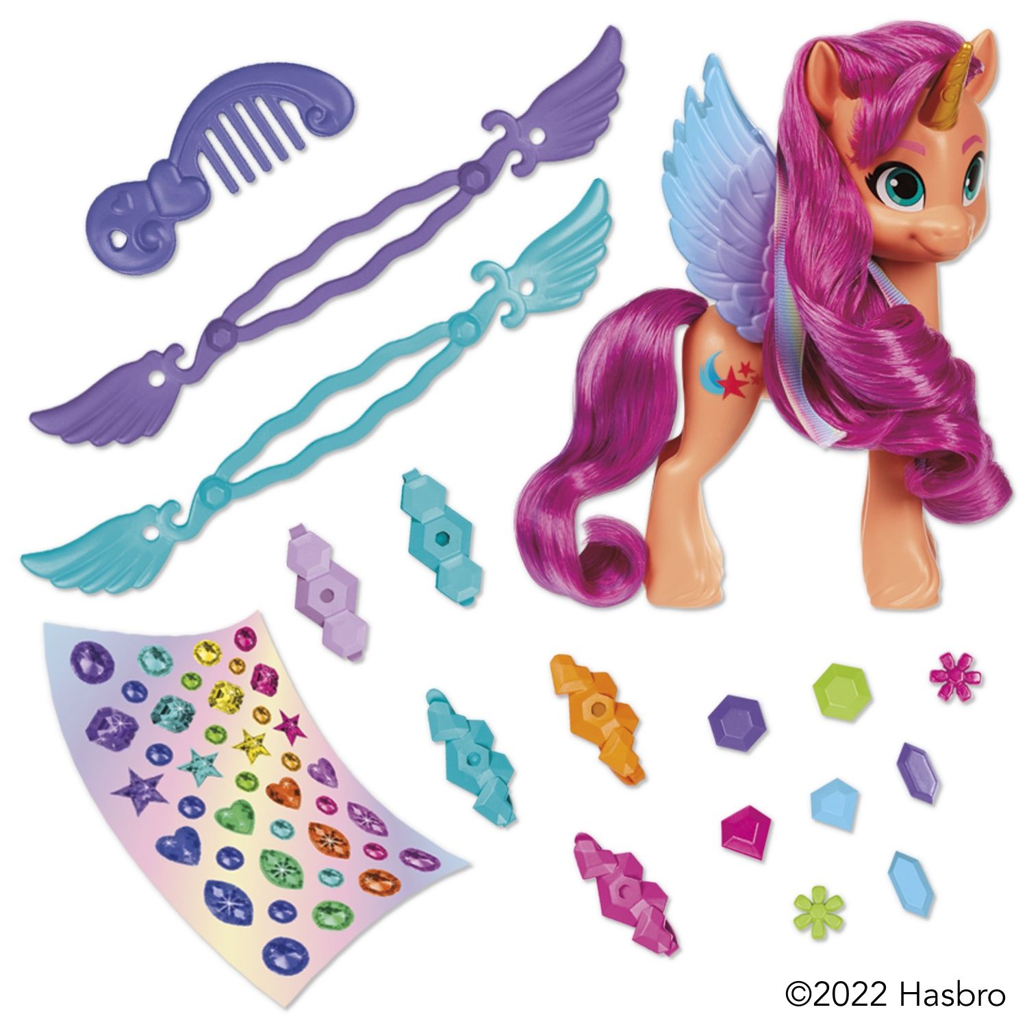 My Little Pony Plush Mlp - Coiffures Stylées Sunny Starscout