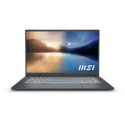 Msi Prestige 15 A11Scx-297Fr - Core i7 1165G7 / 2.8 Ghz - Windows 10 - Gf Gtx 1650 - 16 Go Ram - 512 Go SSD Nvme - 15.6" 1920 X 1080 (Full Hd) - Wi-Fi 6 - Gris Charbon