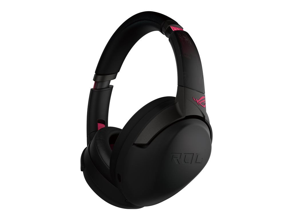 ASUS ROG Strix Go 2.4 Electro Punk - Micro-casque - circum-aural - 2,4 GHz - sans fil, filaire - jack 3,5mm