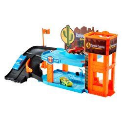 Disney Pixar Cars Disney And Pixar Cars Glow Racers Copper Canyon Glowing Garage Playset