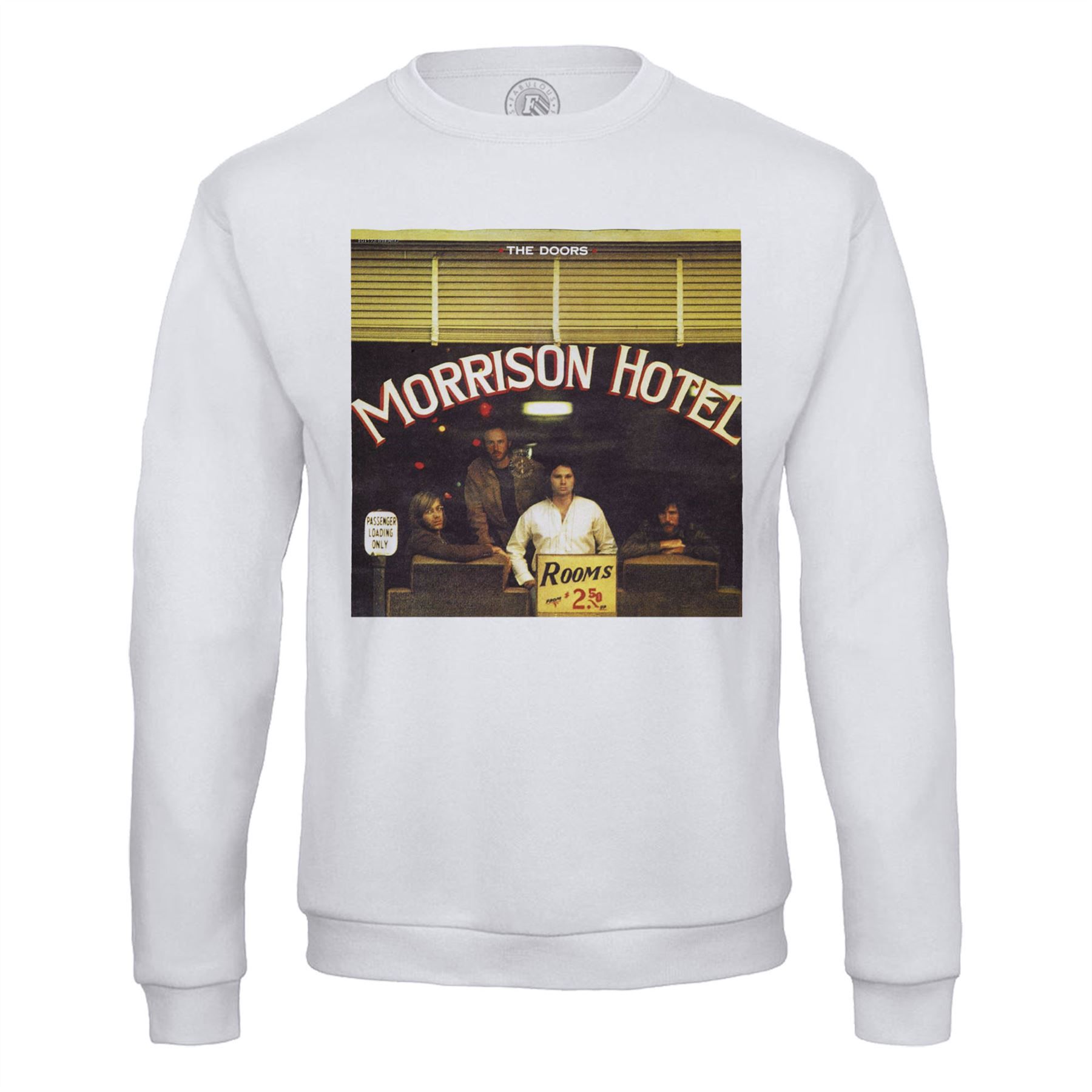 Sweat Shirt Homme The Doors Album Cover Morrison Hotel Rock 70's