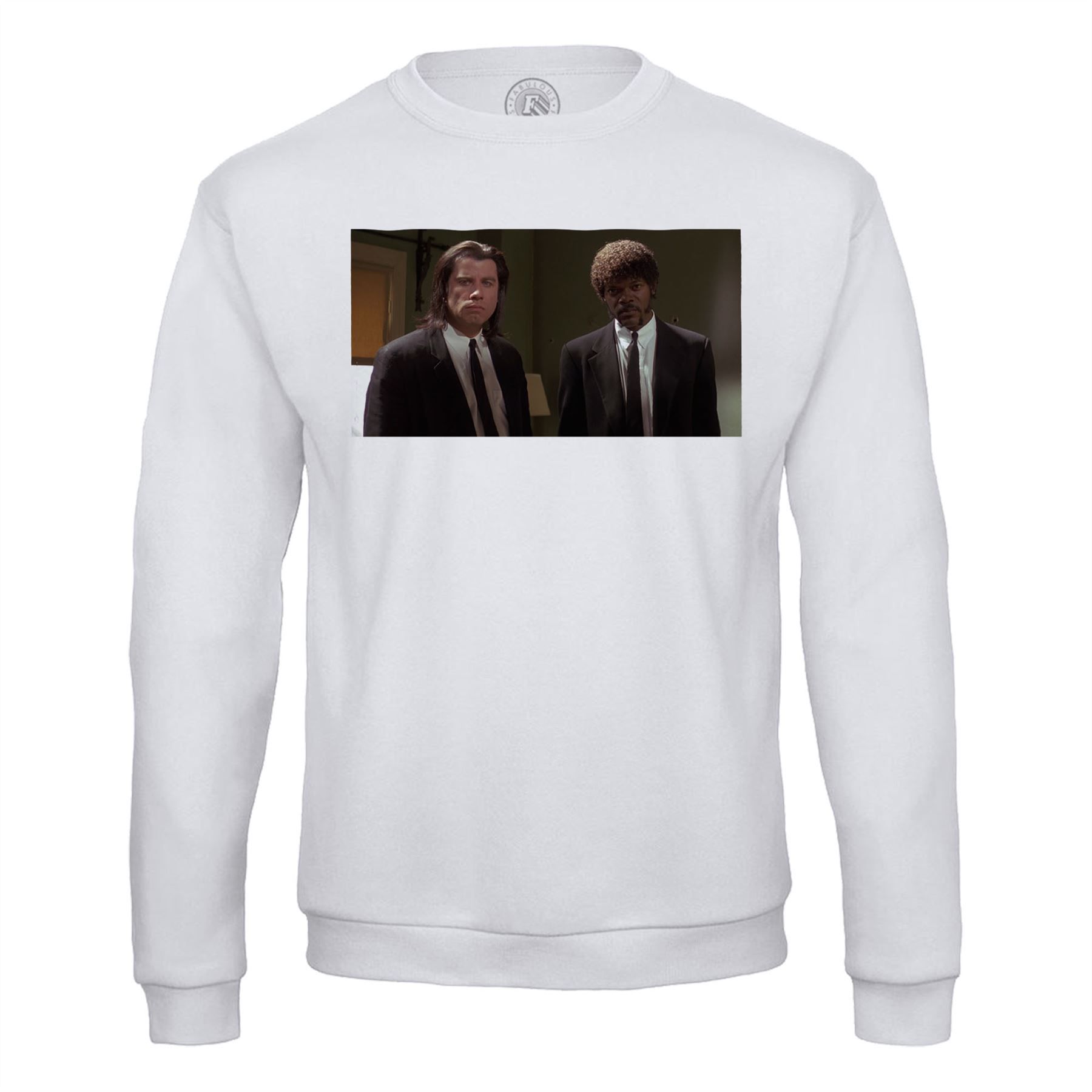 Sweat Shirt Homme John Travolta Samuel L. Jackson Pulp Fiction Cinema Costume