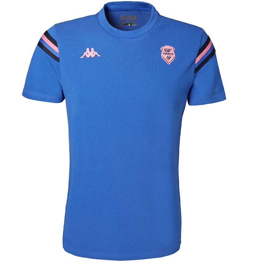 t-shirt kappa fiori stade français paris officiel rugby - S