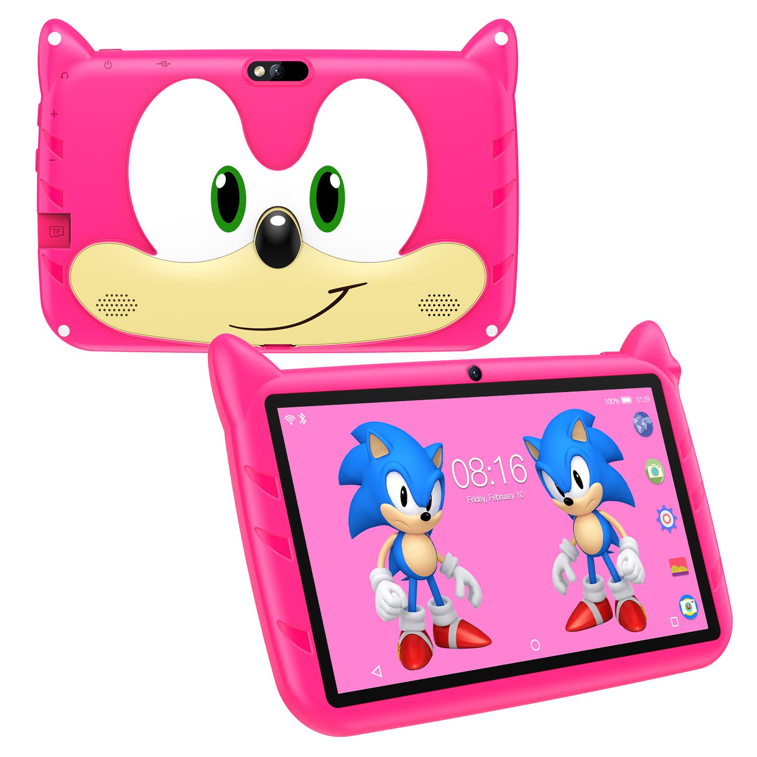 Tablette Enfant LOIDIS Q80 (2024) 128 Go 7,1 pouces Wi-Fi Rose