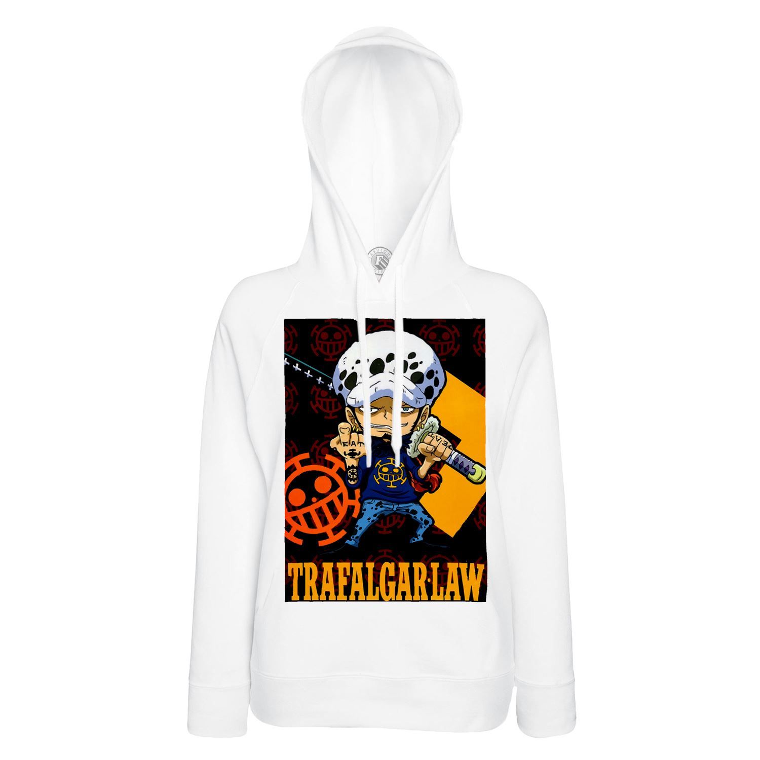 Sweat À Capuche One Piece Manga Trafalgar Law Mini Tissu Leger Polyester