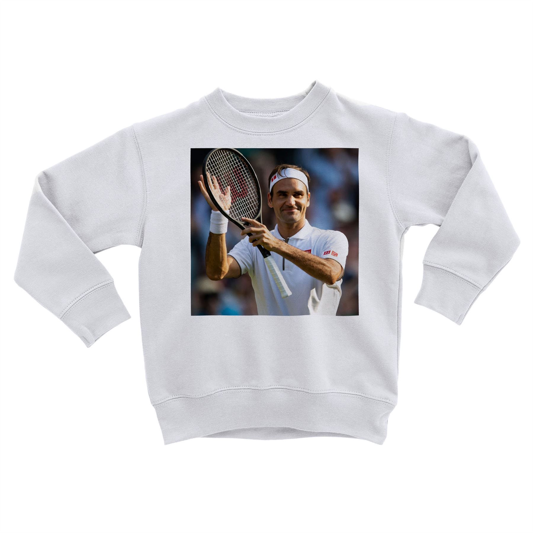 Sweatshirt Enfant Roger Federer Champion Tennis Superstar Sport