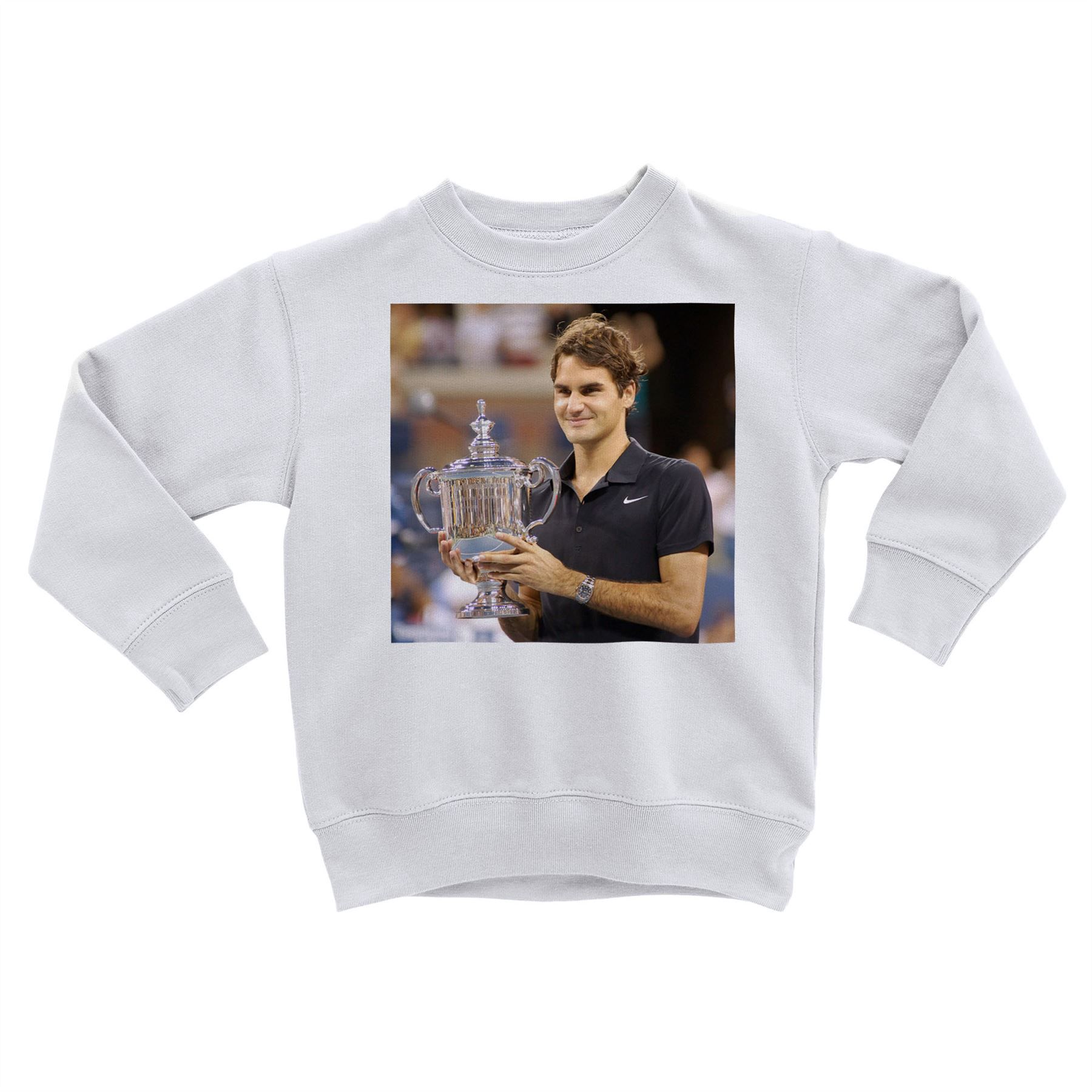 Sweatshirt Enfant Trophee Grand Chelem Roger Federer Tennis Superstar Sport