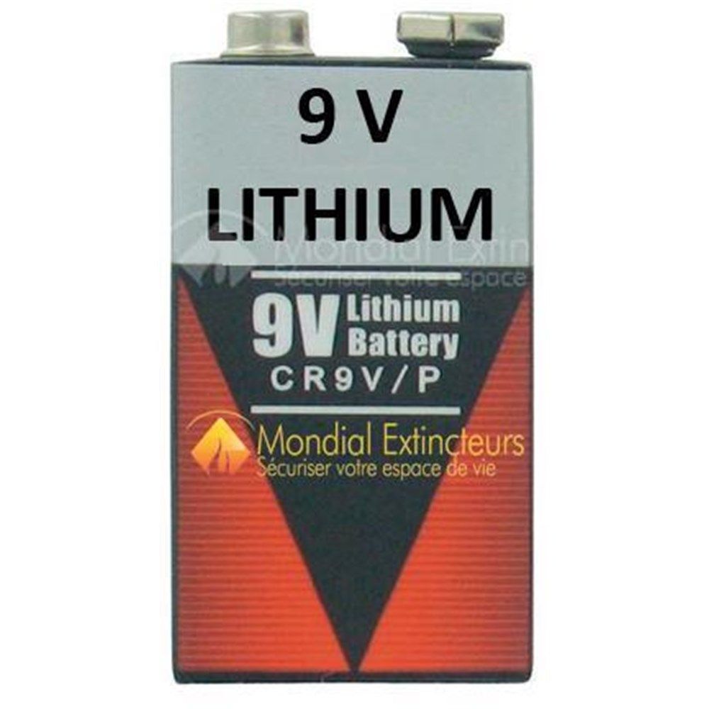 Pile 9V lithium