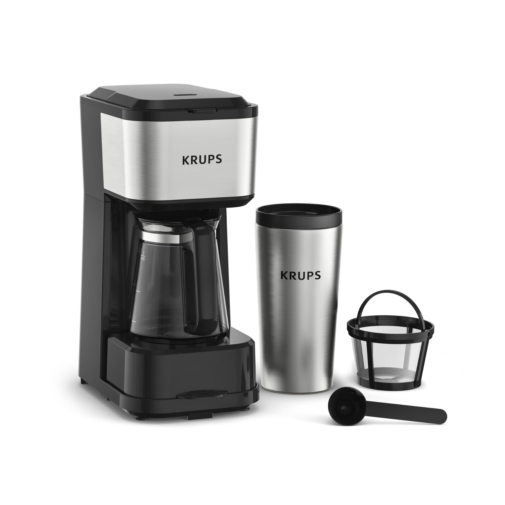 Krups Simply Brew 3 in 1 KM207D10 machine à café Semi automatique Machine à café filtre - vue 2