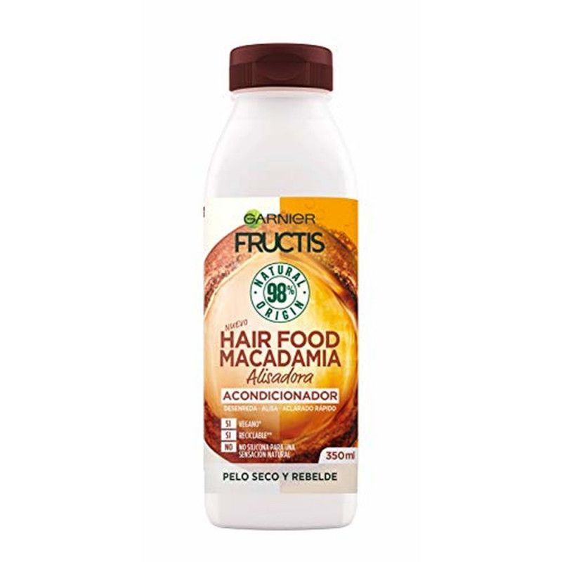 Fructis Hair Food macadamia adoucissant lissant 350 ml - vue 3