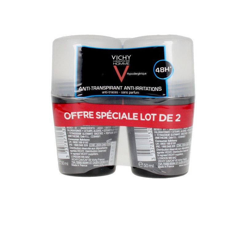 Déodorant Men Anti irritation Vichy Laboratoires Le Lot De 2 Roll on - vue 3