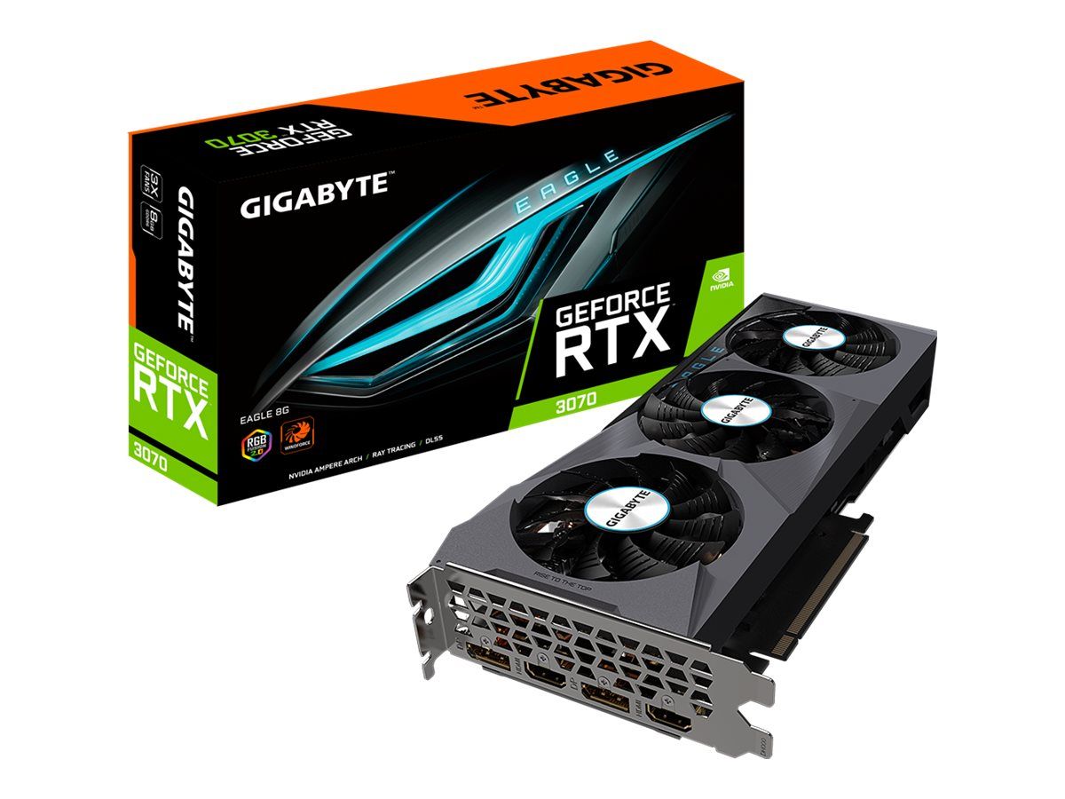 GIGABYTE EAGLE GeForce RTX 3070 OC 8G rev. 2.0 NVIDIA 8 Go GDDR6 Neuf - vue 4