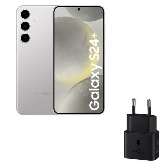 Samsung Galaxy S24 Plus 12/256GB Gris Marble Libre + Cargador