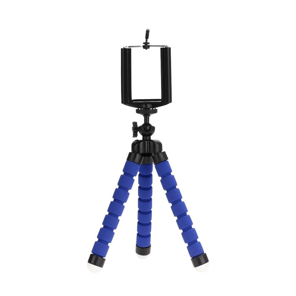 Trépied pour trépied de téléphone monopode Selfie bâton à distance pour Smartphone Iphone trépied pour support de téléphone portable compatible Bluetooth - Type Blue Tripod