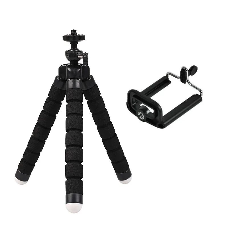 Trépieds flexibles Black Max Mini Octopus,GoPro Fore12,11,10,9,8,7,Go Pro 6,5,YI,Eken,SJ,Capture d'écran,DBPOWER,AKASO,Accessoires de trépied - Type Black 2PC