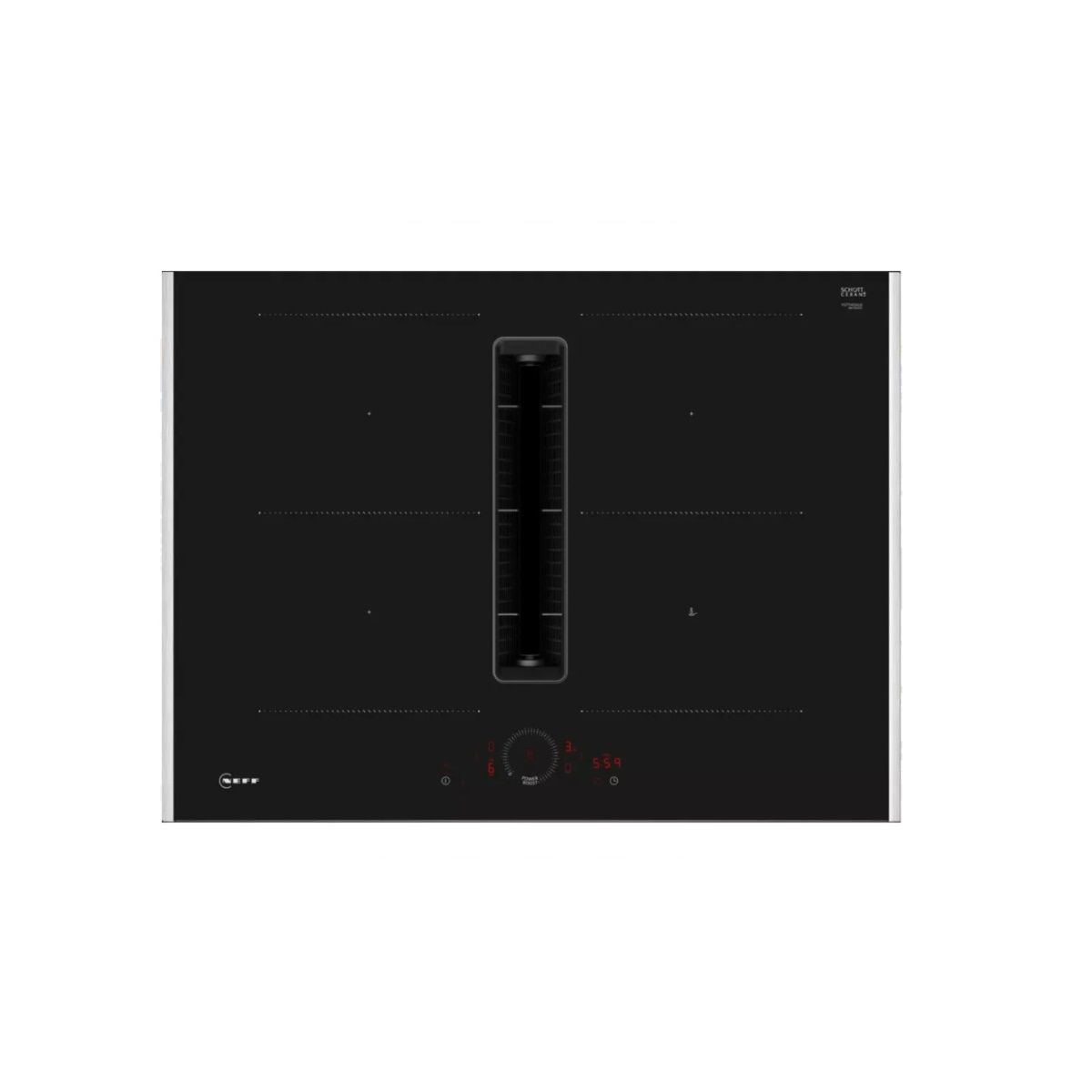 Neff V57THQ4L0 Table de cuisson induction avec aspiration intégrée 71cm 4 feux