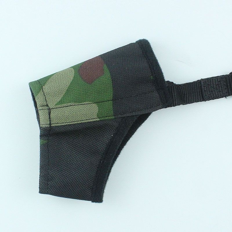 Camo-3 -Muselière En Nylon Réglable Pour Chiens  Pour Petits Moyens Et Grands Chiens Anti Aboiement, Muselière Pour Chiens, Produit