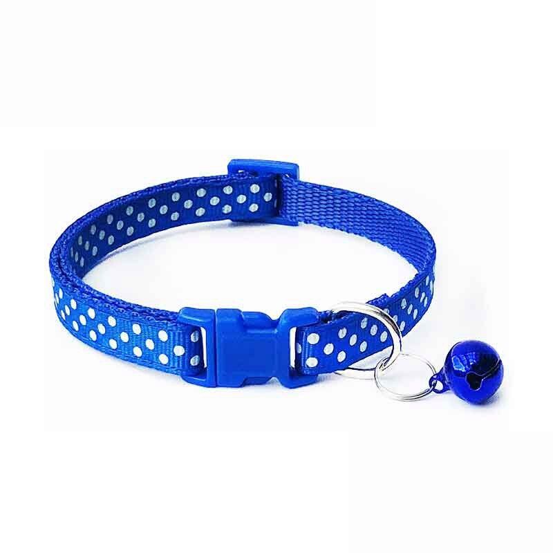 L-Neck Girth 19-32cm -Collier Pour Chat, Avec Cloche, Chihuahua, Mignon, Catto, Obroza Dla Kota, Imprimé