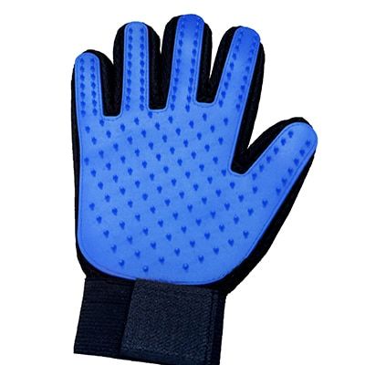 Blue Left-Free Size -Gant De Toilettage En Silicone Pour Animaux De Compagnie, Accessoire De Toilette Pour Chats, Peigne Pour Enleve