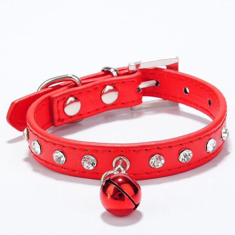 Rouge-Xs -Traumdeutung Collier Pour Chats, Avec Cloche, Accessoires Pour Animaux De Compagnie, Pour Petits Chiens, Animaux De Compag