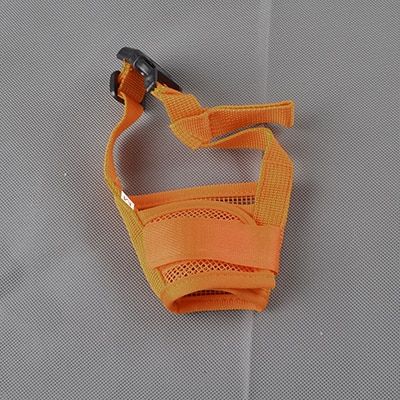 Orange-M -Muselière Anti Aboiement Pour Petits Grands Chiens Muselières Pour Animaux De Compagnie Réglables Pour Chiens Sangles En N