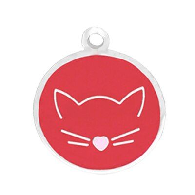 Red-S -Pawfect Étiquette D'identification De Chat, Personnalisez Le Joli Pendentif En Acier Inoxydable Avec Le Nom Du Téléphone,