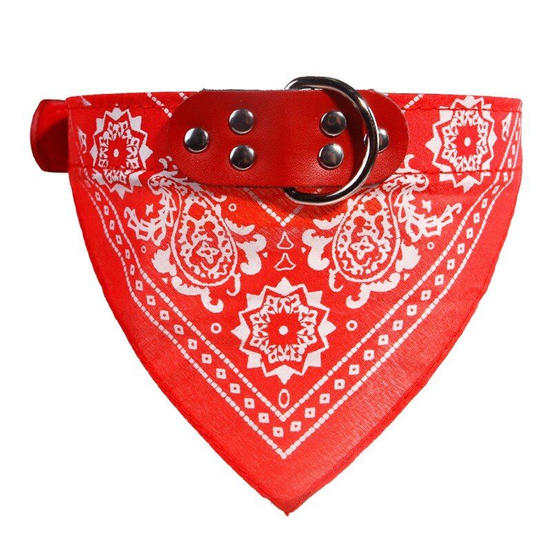 D-Xxl -Chiot Chat Cou Écharpe Chien Bandana Chihuahua Pitbull Fournitures Pour Animaux De Compagnie Mode Réglable En Cuir Collier Fo