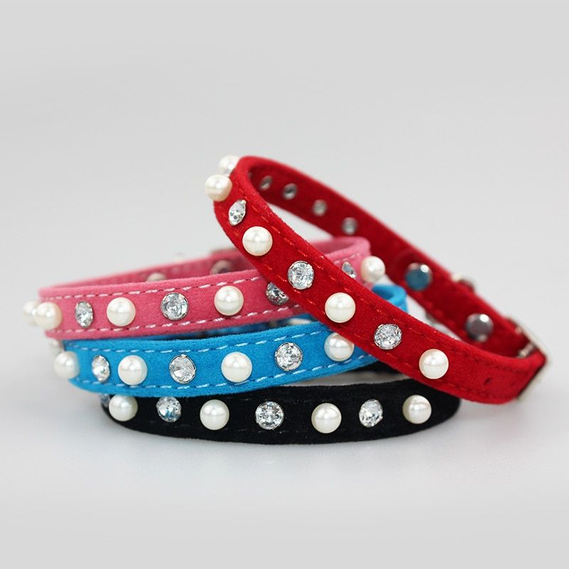 Rose-Width 1.0cm -Collier De Chat Avec Cloche Collier De Chien Pour Chats Colliers De Chiot Pour Chats Chaton Chat Collier Plomb Pou