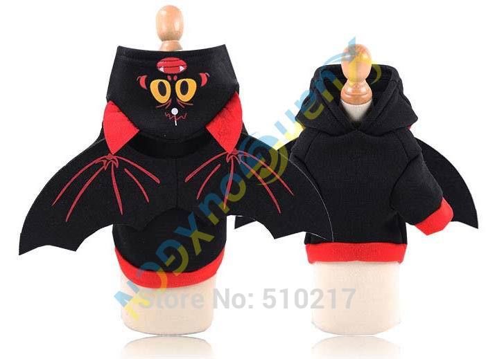 Bat Model-S Size Bust 35cm -Sweat À Capuche Pour L'hiver, Vêtement Chaud, Motif Dessin Animé, Pour Chien, Halloween, Moyen E