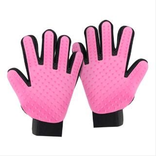 A Pair Of Pink-Free Size -Gant De Toilettage Pour Chats Et Chiens, Brosse À Poils D'animaux De Compagnie, Pour Le Nettoyage Des D