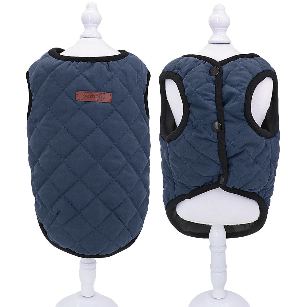 Bleu-Xs -Vêtements Pour Chiens Chat Et Chaton Chihuahua  Tenue De Vêtement Pour Chien, Gilet D'hiver, Vêtements Pour Chiot, Vête