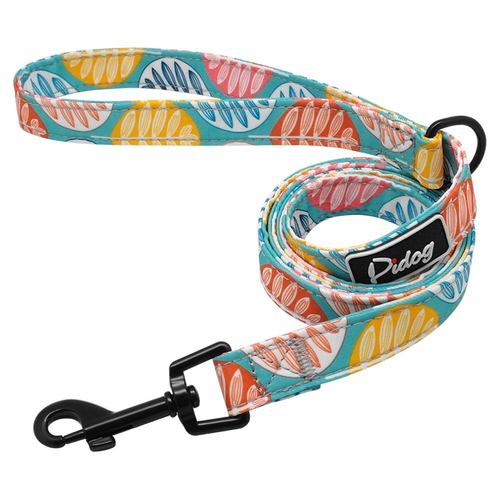 Yellow-M -Laisse De Chien En Nylon Imprimé 4ft  Motif De Mode, Laisse Pour Animal De Compagnie, Corde Pour Petits Chiens Moyens, La