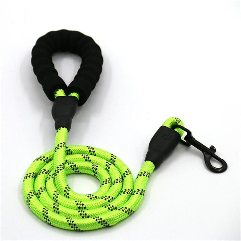 Green-0.8cmx150cm -Lumineux Belle 1.5m Nylon Boucle De Sécurité Chien Laisse Pour Animaux De Compagnie Offres Spéciales 06