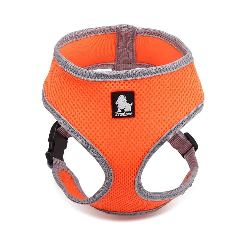 Orange-Xs -Truelove ? Harnais Pour Animal De Compagnie, Accessoire Rembourré En Maille Pour Chien Ou Chat, Gilet De Marche Réglable