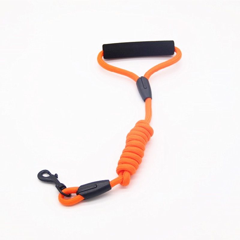 Orange-L -Offres Spéciales Chien Laisse Chien Traction Corde Pour Animal De Compagnie Laisse Fournitures Pour Animaux De Compagnie L