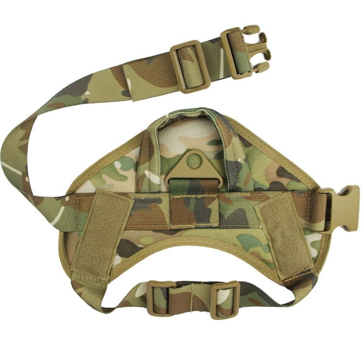 Mcp Harness-S -Harnais Tactique Pour Chiens K9 Woking  Harnais Pour Animaux De Compagnie Avec Laisse, Gilet En Nylon Réglable Pour