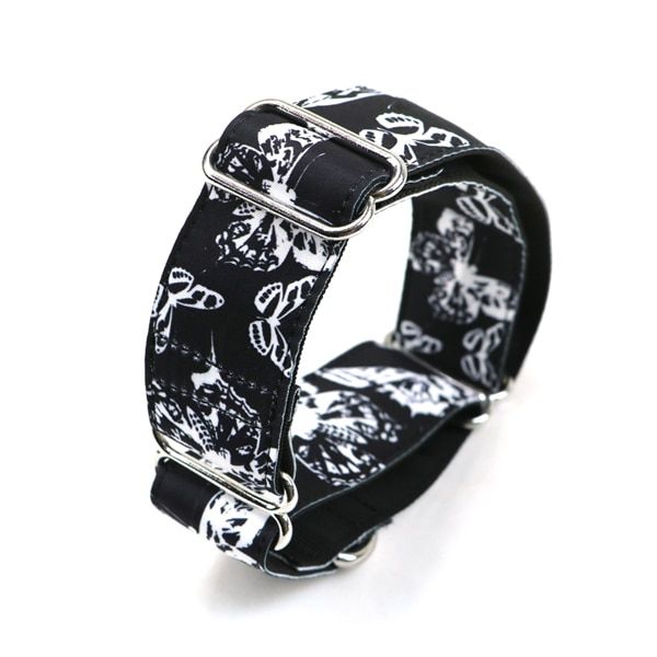 Black-Width 3.8cm -Collier De Chien Gris Henné, Saluki, Leurre À La Martingale, Collier De Chien, 3.8cm De Large