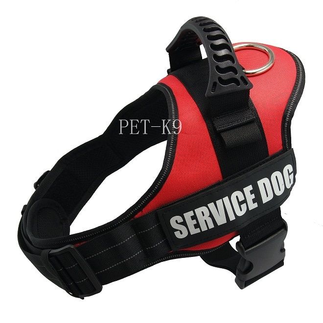 Red-Xs -Offre Spéciale Pour Animaux De Compagnie Corde Réfléchissante Poignée En Nylon Réglable 8 Couleurs Grand Service Chien Harna