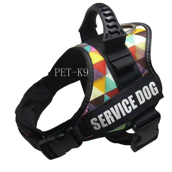 Color Grid-S -Offre Spéciale Pour Animaux De Compagnie Corde Réfléchissante Poignée En Nylon Réglable 8 Couleurs Grand Service Chien