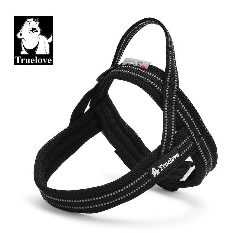 Black-Xxs 42-50cm Chest -Truelove ? Harnais En Nylon Souple Et Rembourré Pour Chien, Gilet De Sécurité Réfléchissant, Facile À Mett