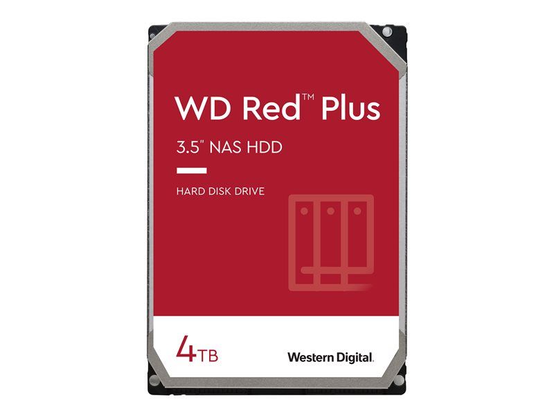 WD Plus WDBC9V0040HH1 WRSN Disque dur 4 To interne 3.5 SATA 6Gb/ 5400 toursmin mémoire tampon : 256 Mo