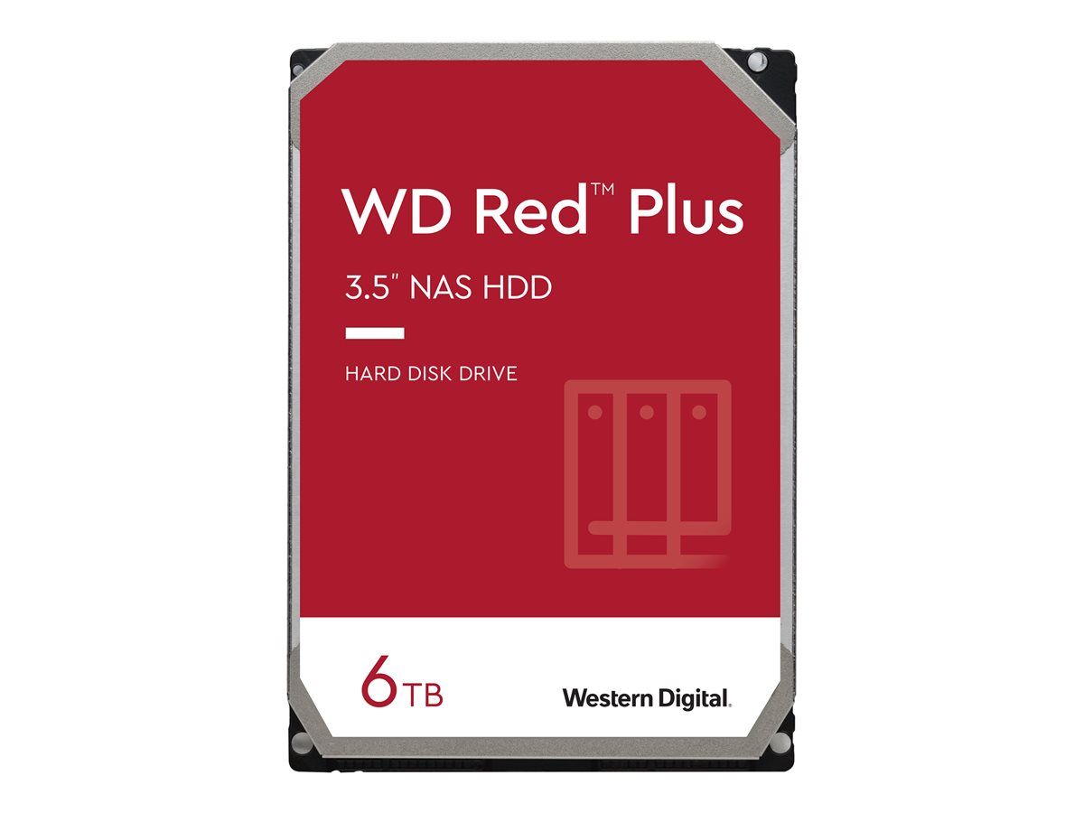Western Digital Plus WDBC9V0060HH1 WRSN disque dur 6 To 5400 trmin 256 Mo 3.5 Série ATA III Neuf - vue 3
